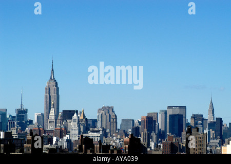 Midtown Manhattan skyline, New York City USA Banque D'Images