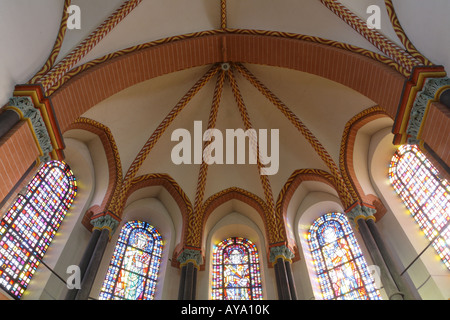 Sinzig, église paroissiale Saint Peter, Blick in das Chorgewölbe Banque D'Images