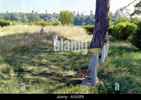 Tous les Saints Churchyard Waldringfield Suffolk Angleterre Banque D'Images