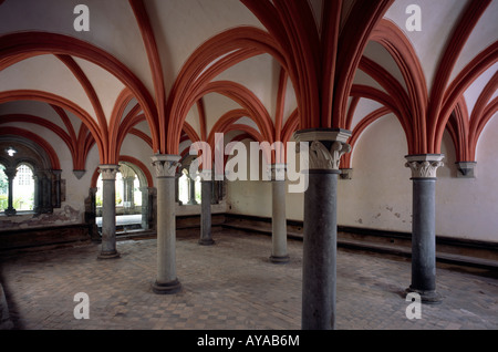 Rommersdorf bei Gladbach, Prämonstratenserkloster, Kapitelsaal Banque D'Images