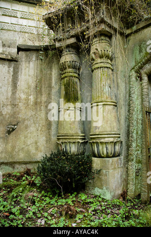 Le Cimetière de Highgate à Londres, Royaume-Uni Banque D'Images