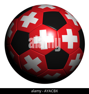 Ballon de football suisse Banque D'Images