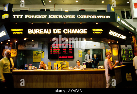 Bureau de change Banque D'Images