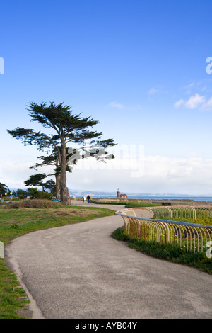 Promenade le long de l'Océan Pacifique Banque D'Images