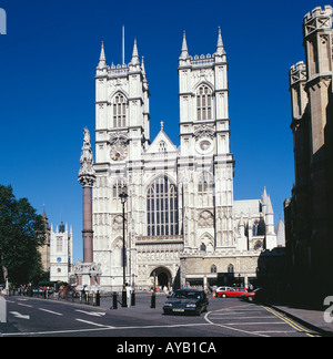 L'Abbaye de Westminster à Londres Banque D'Images