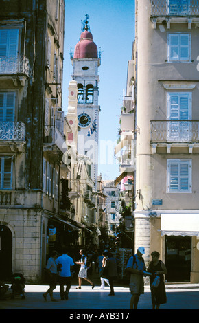 La ville de Corfou, Grèce Banque D'Images