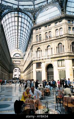 Gallerie Umberto à Naples. Italie Banque D'Images