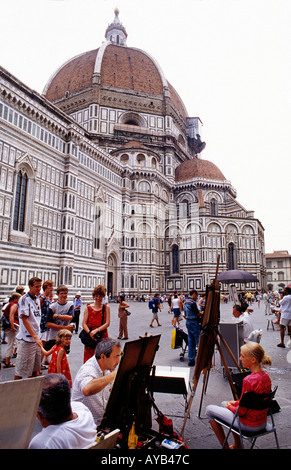 Cathédrale de Santa Maria del Fiore à Florence Banque D'Images