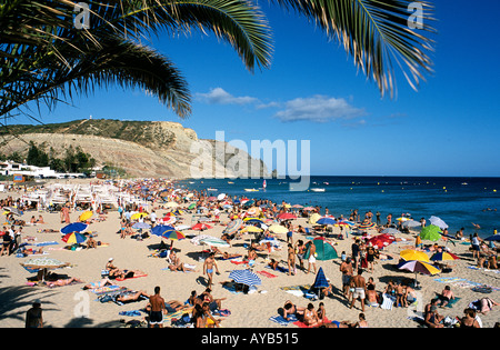 Luz Bay Portugal Algarve Banque D'Images