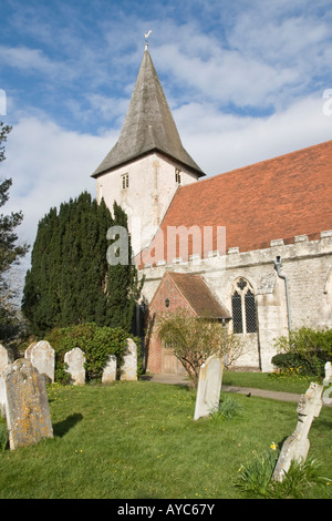 Sainte Trinité dans Churrch Bosham West Sussex Banque D'Images