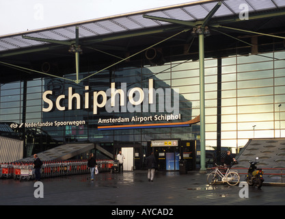 L'aéroport de Schiphol à Amsterdam aux Pays-Bas Banque D'Images