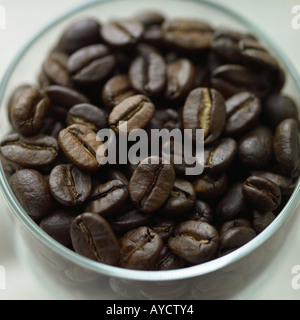 Les grains de café dans le verre - haut de gamme image numérique Hasselblad 61Mo Banque D'Images
