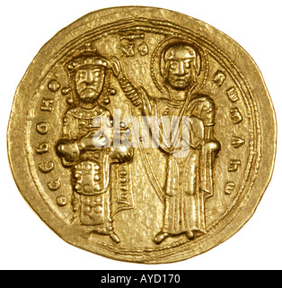 Byzantine Gold coin Empereur Romanus III 1028 1034 ar Banque D'Images