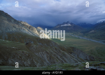 Source d'Hulahula River Brooks Arctic National Wildlife Refuge en Alaska Banque D'Images