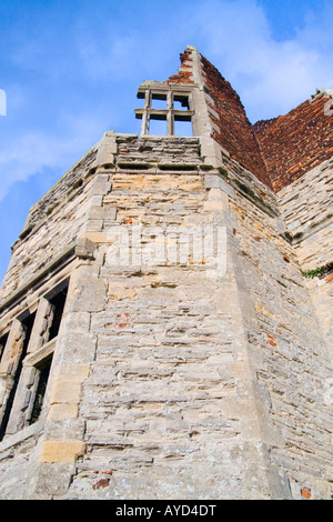 Château de Torksey est située sur la rivière Trent entre Lincoln et Gainsborough. Banque D'Images