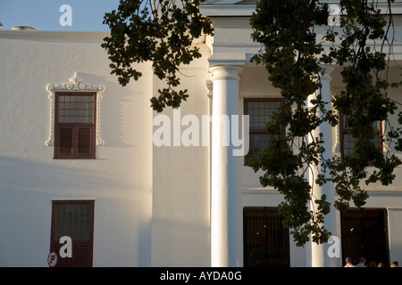 La façade de l'hôtel de ville de Stellenbosch, Western Cape Afrique du Sud Banque D'Images