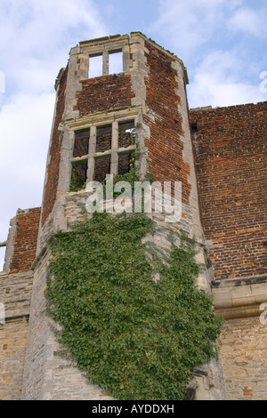 Château de Torksey est située sur la rivière Trent entre Lincoln et Gainsborough. Banque D'Images