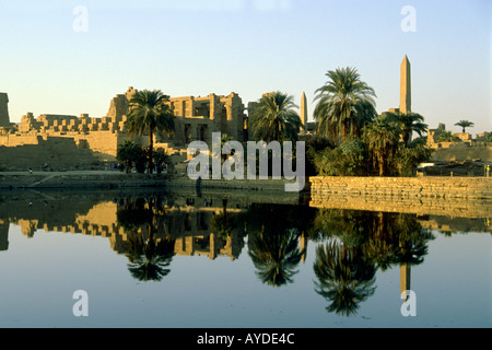 Temple de Karnak Louxor Égypte Banque D'Images