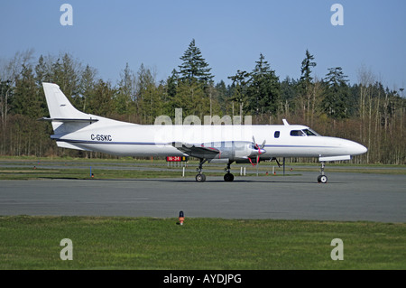 Swearingen SA226-TC Metro, à Nanaimo, C.-B. L'aérodrome de l'île de Vancouver Canada Banque D'Images