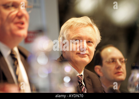 David Davis à la conférence IBC à Londres. Banque D'Images