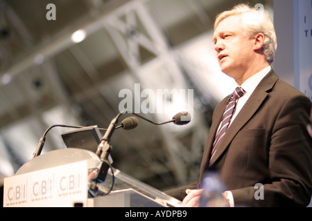 David Davis sur la conférence IBC 2005 à Islington, au nord de Londres. Banque D'Images