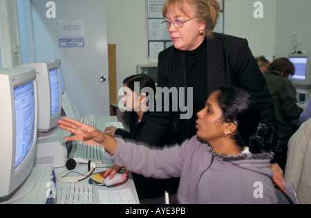 Classe d'anglais migrants, Melbourne, Australie Banque D'Images