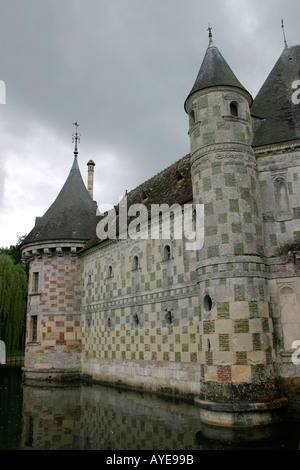 Chateau de St Germain de Livet Normandie France Banque D'Images