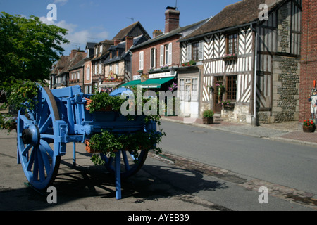 Beuvron en Auge Normandie France Banque D'Images