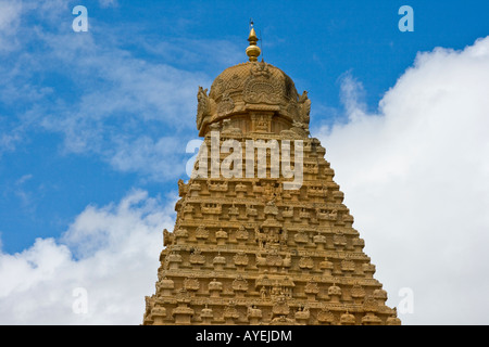 Brihadishwara Temple Hindou à Thanjavur Inde du Sud Banque D'Images