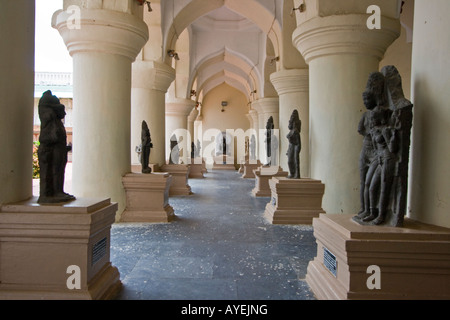 Statue Hall du Palais Royal de Thanjavur Thanjavur Inde du Sud Banque D'Images