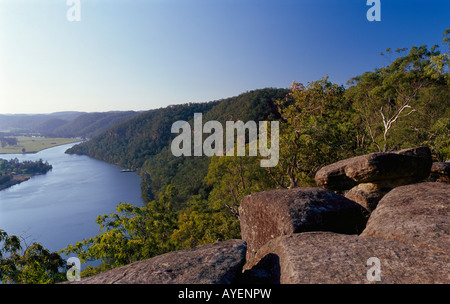 Hawkesbury River at Wisemans Ferry New South Wales Australie Banque D'Images