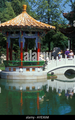 Jardin Chinois au quartier Zurichhorn à Zurich Suisse Banque D'Images