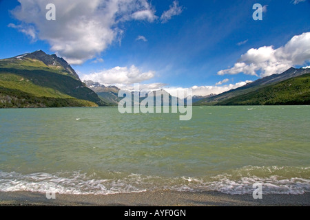 Lago Roca dans le Parc National Terre de Feu argentine Banque D'Images