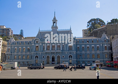 Armada de Chile Chili Valparaiso en construction Banque D'Images