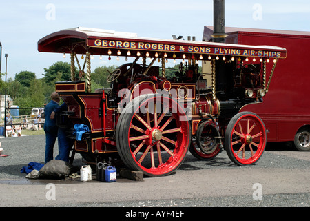 Un showman Garrett s tracteur moteur de traction Banque D'Images