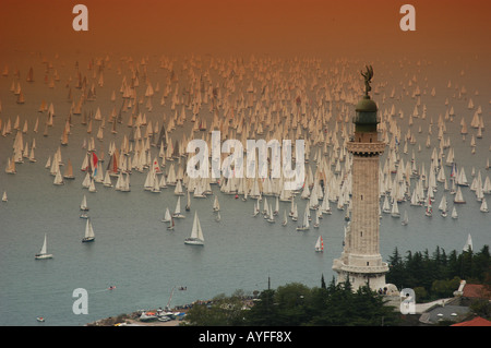 Barcolana race - Trieste Italie Friuli Venezia Giulia Banque D'Images