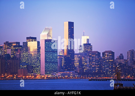 La ville de New York, les bâtiments Banque D'Images