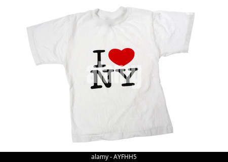 J'aime New York T-shirt souvenir Banque D'Images