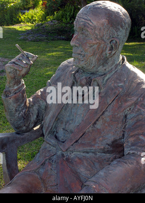 Noel Coward Statue Banque D'Images