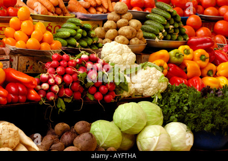 Marché aux légumes Banque D'Images