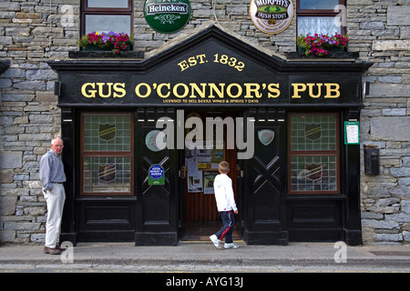 Gus O Connor s Pub village de Doolin dans le comté de Clare Irlande Banque D'Images