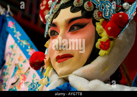 L'Opéra chinois de Pékin, Zhengyici Peking Opera House Beijing Chine Banque D'Images