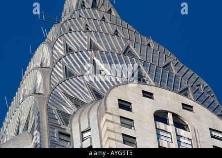 L'Art Déco du Chrysler Building Midtown Manhattan New York NY USA Banque D'Images
