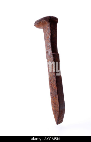 Fer rouillé spike close up Banque D'Images