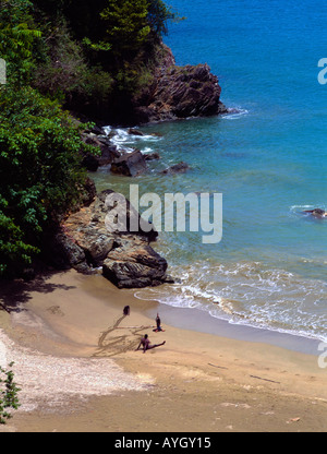 Tobago Trinidad Bloody Bay Banque D'Images