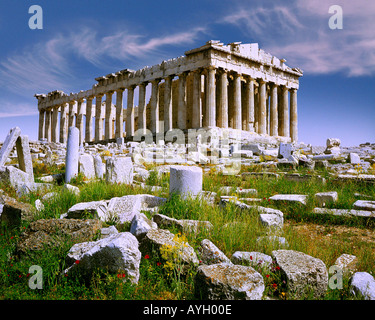 GR - l'acropole d'ATHÈNES : Banque D'Images