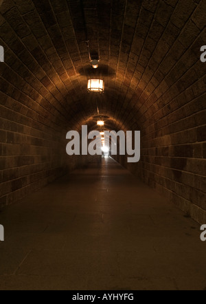 Tunnel menant à Hitler Eagles Nest Banque D'Images