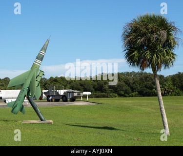 U S Army Honest John missile artillerie à Cap Canaveral AIR FORCE MUSEUM EN FLORIDE Banque D'Images