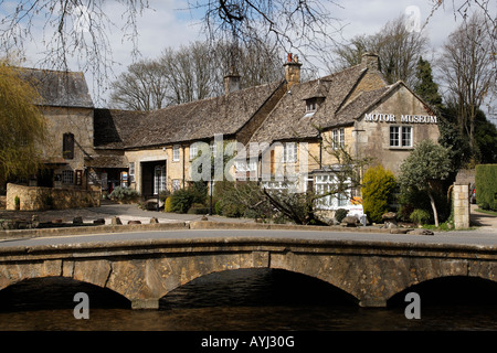 Le musée de l'automobile, rue Sherbourne kingham gloucestershire angleterre Grande-bretagne uk Banque D'Images