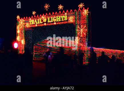 Trail des lumières Austin Texas Banque D'Images